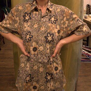 Flower Dress Shirt